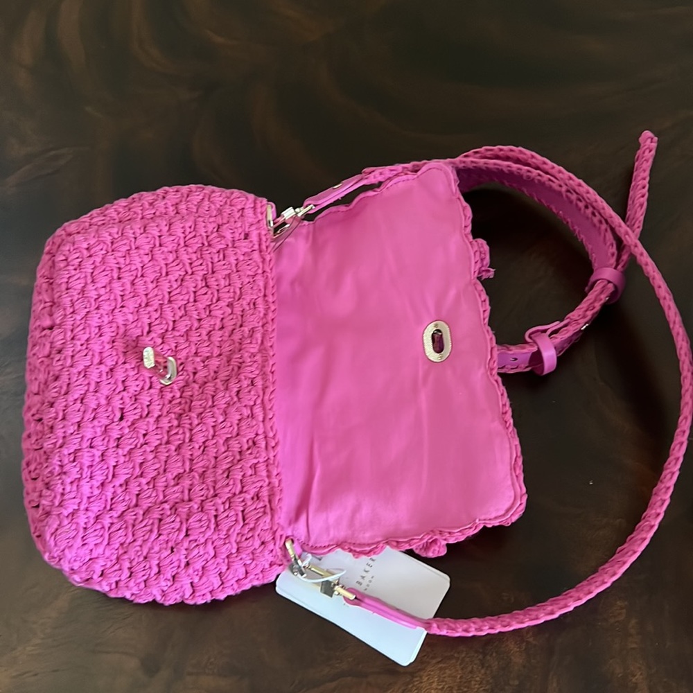 Ted Baker Maglila Knitted Crochet CrossBody Bag. - Picture 15 of 16